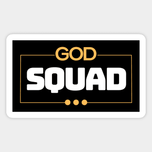 God Squad | Christian Typography Magnet